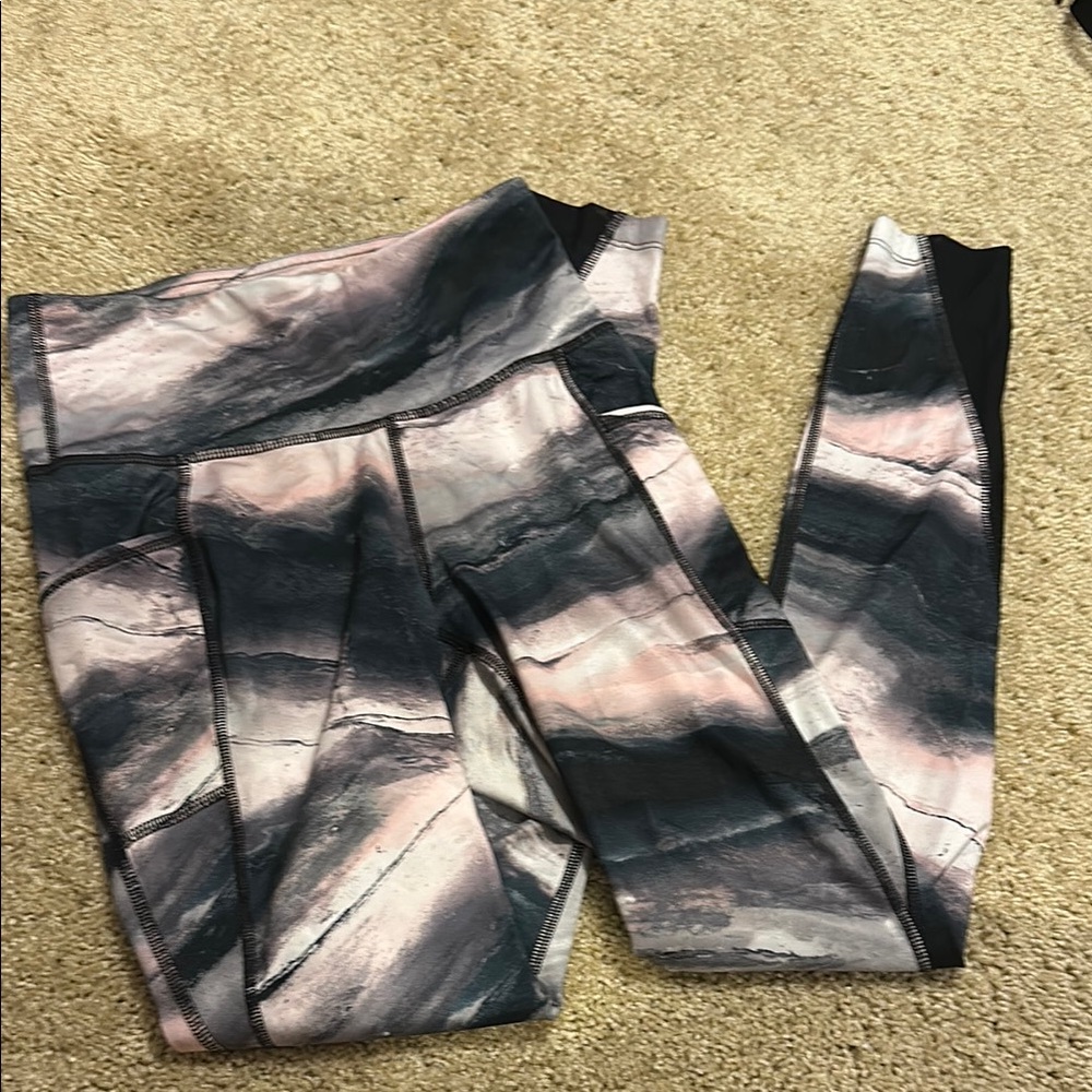Lululemon Marble Print Leggings